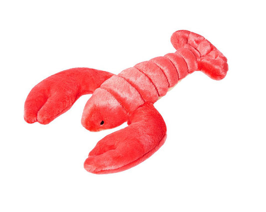 Fluff & Tuff Manny Lobster Dog Toy - 11"