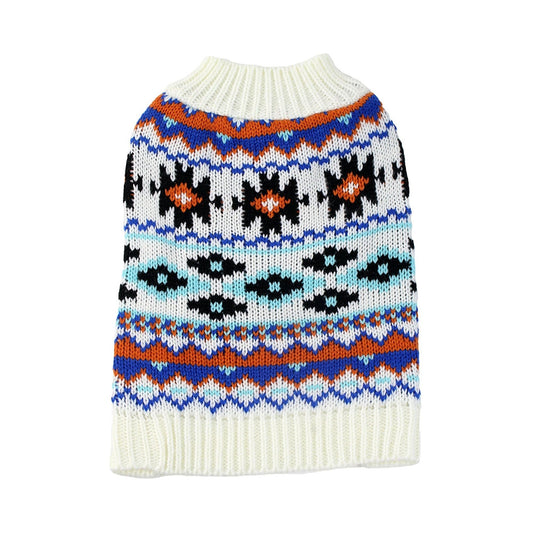 Midlee Aztec Dog Sweater