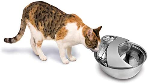 Pioneer Pet Stainless Steel Fountain Raindrop Design