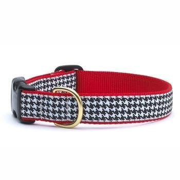 Up Country- Classic Houndstooth Design Dog Collar-Medium