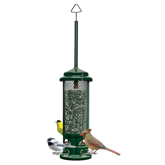 Brome 1082 Squirrel Buster Legacy Squirrel-proof Bird Feeder w/4 Metal Perches, 2.6-pound Seed Capacity