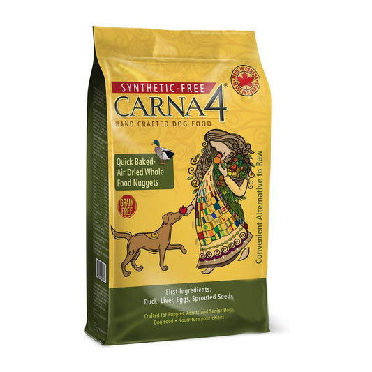 Carna4 Hand Crafted Dog Food, 6-Pound, Duck