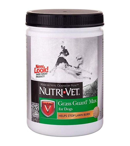 Lawn Burn Control for Dogs 365 Chewable Supplements Tablets Helps Stop Lawn Burning Made in USA