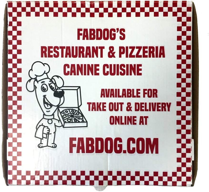 fabdog 10" Pizza Squeaky Toy