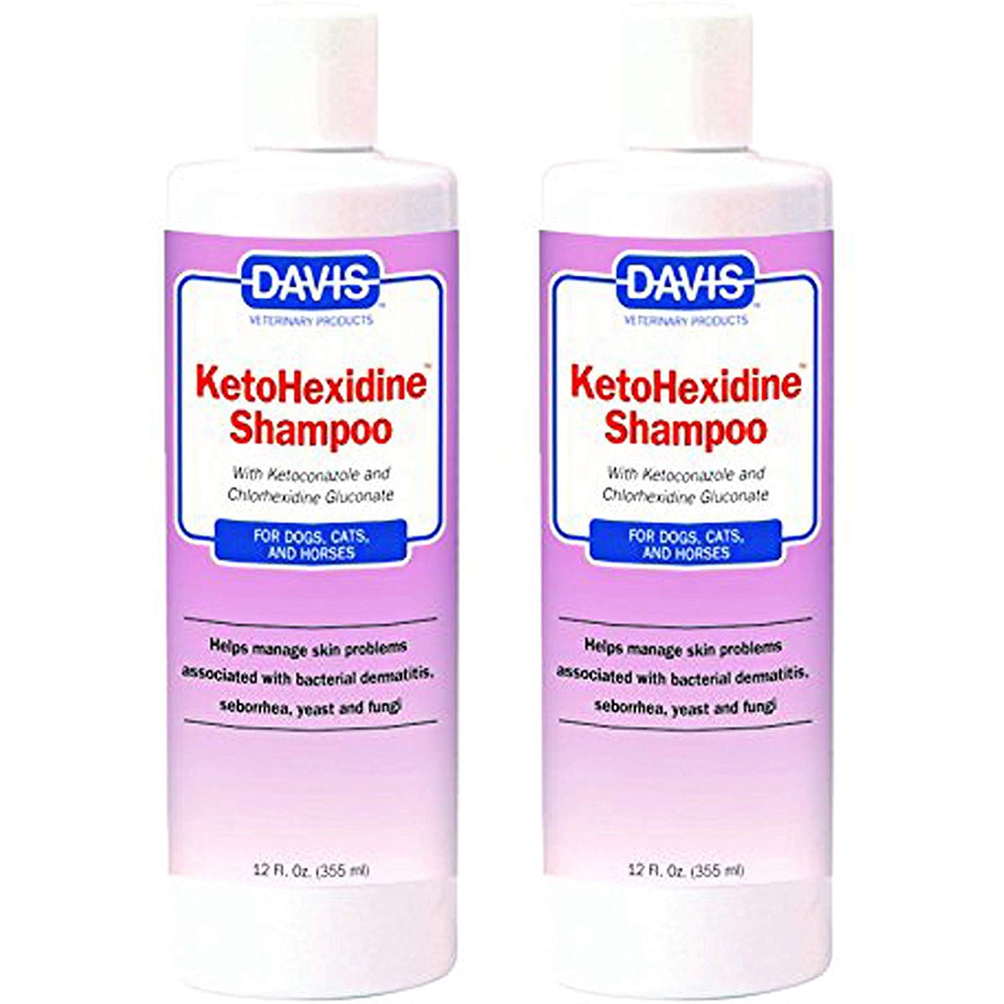 Davis KetoHexidine Shampoo Pets, 12 oz (2 Pack)