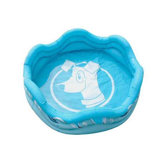 Alcott Inflatable Dog Pool - Blue - One Size