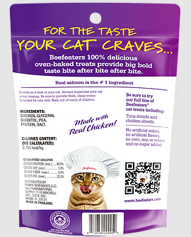 Beefeaters Oven Baked Chicken Fillet Shreds Cat Treats - 1.41 oz