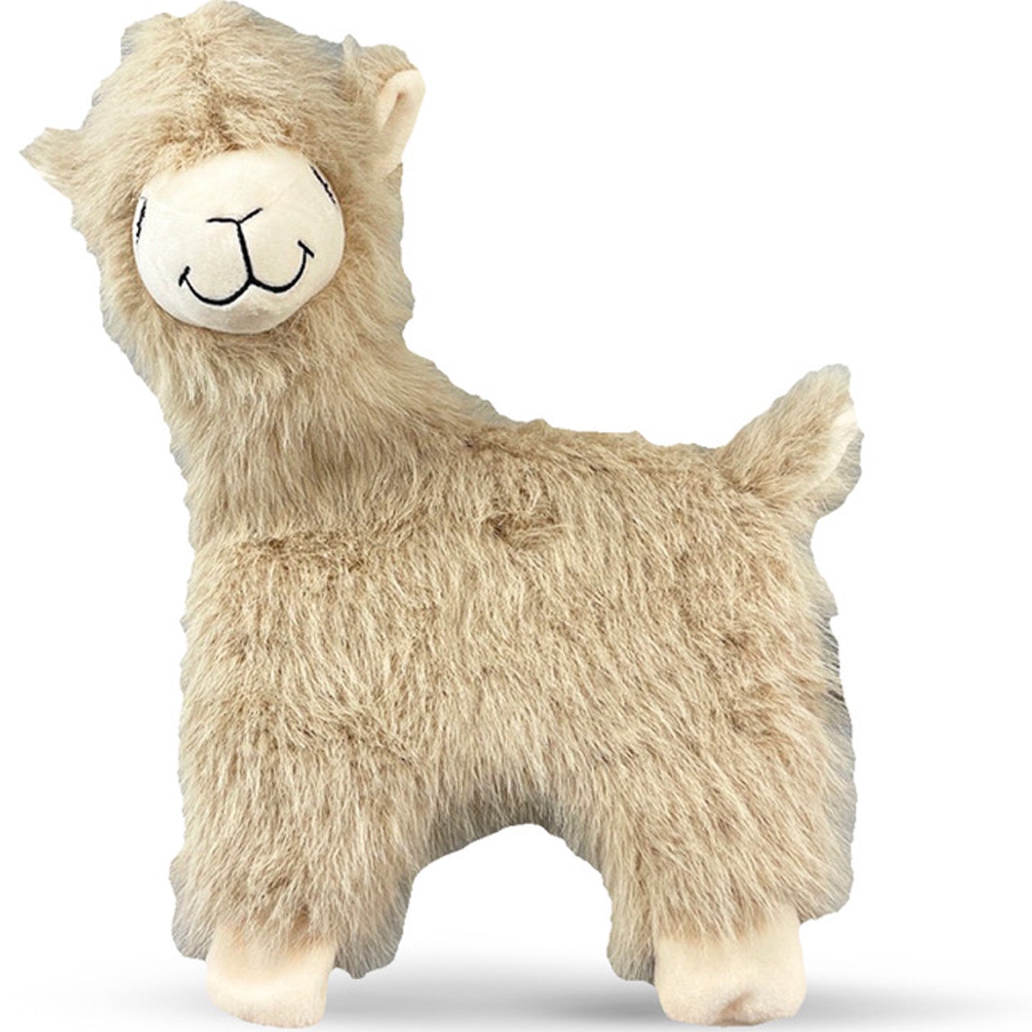 NANDOG Pet Gear My BFF Alpaca Crinkle Plush Pet Dog Toy