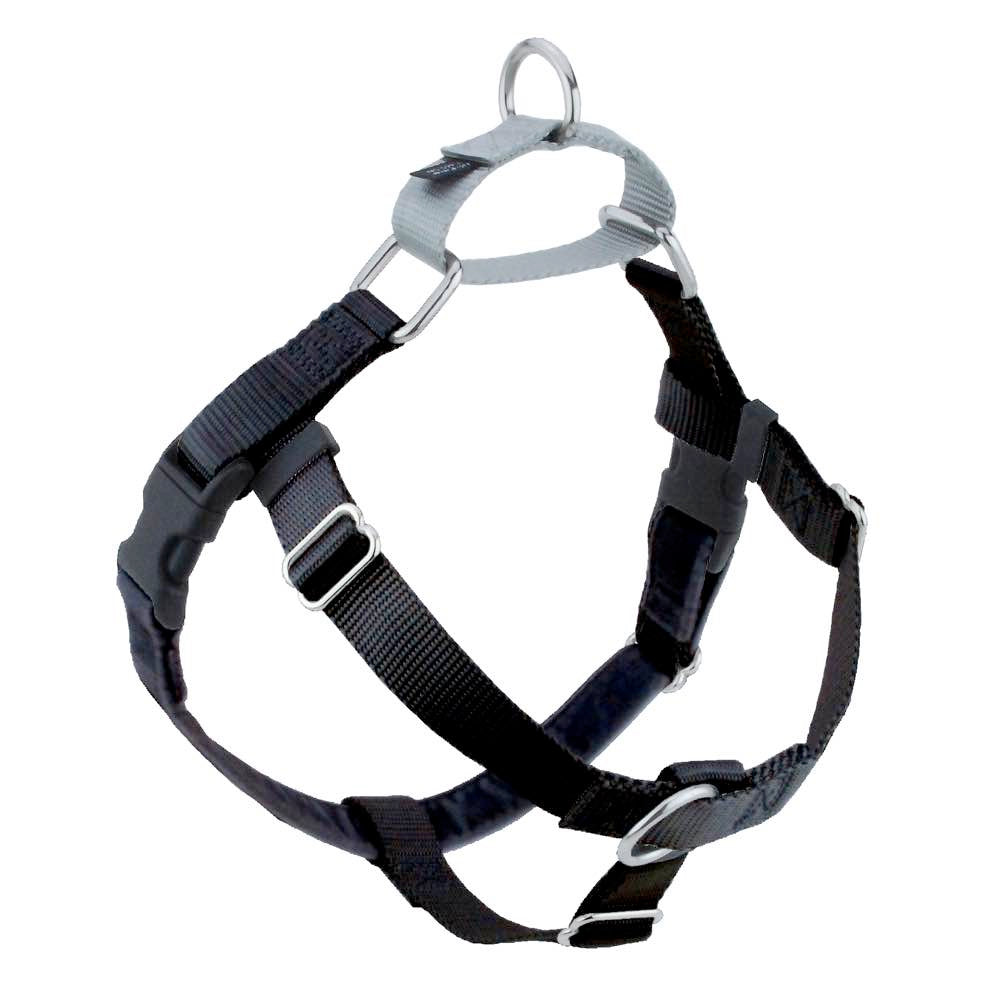 2 Hounds Design Freedom No-Pull Nylon Dog Harness Only, X-Small, Black