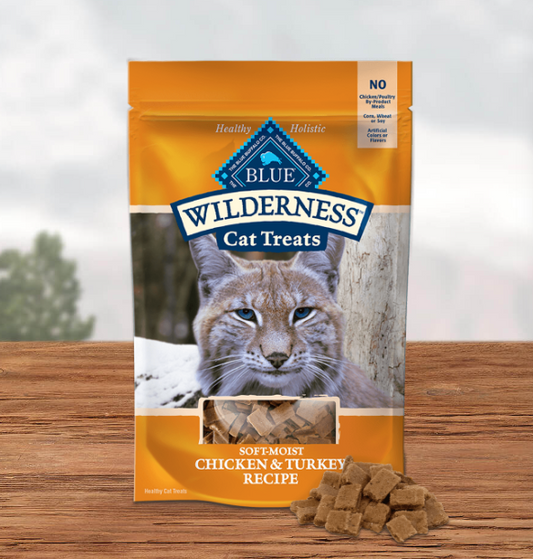 Blue Buffalo Cat Treats, Chicken And Turkey, 2 Ounce