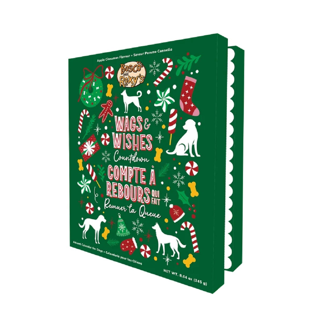 Bosco & Roxy’s Essential Dog Advent Calendar- Green