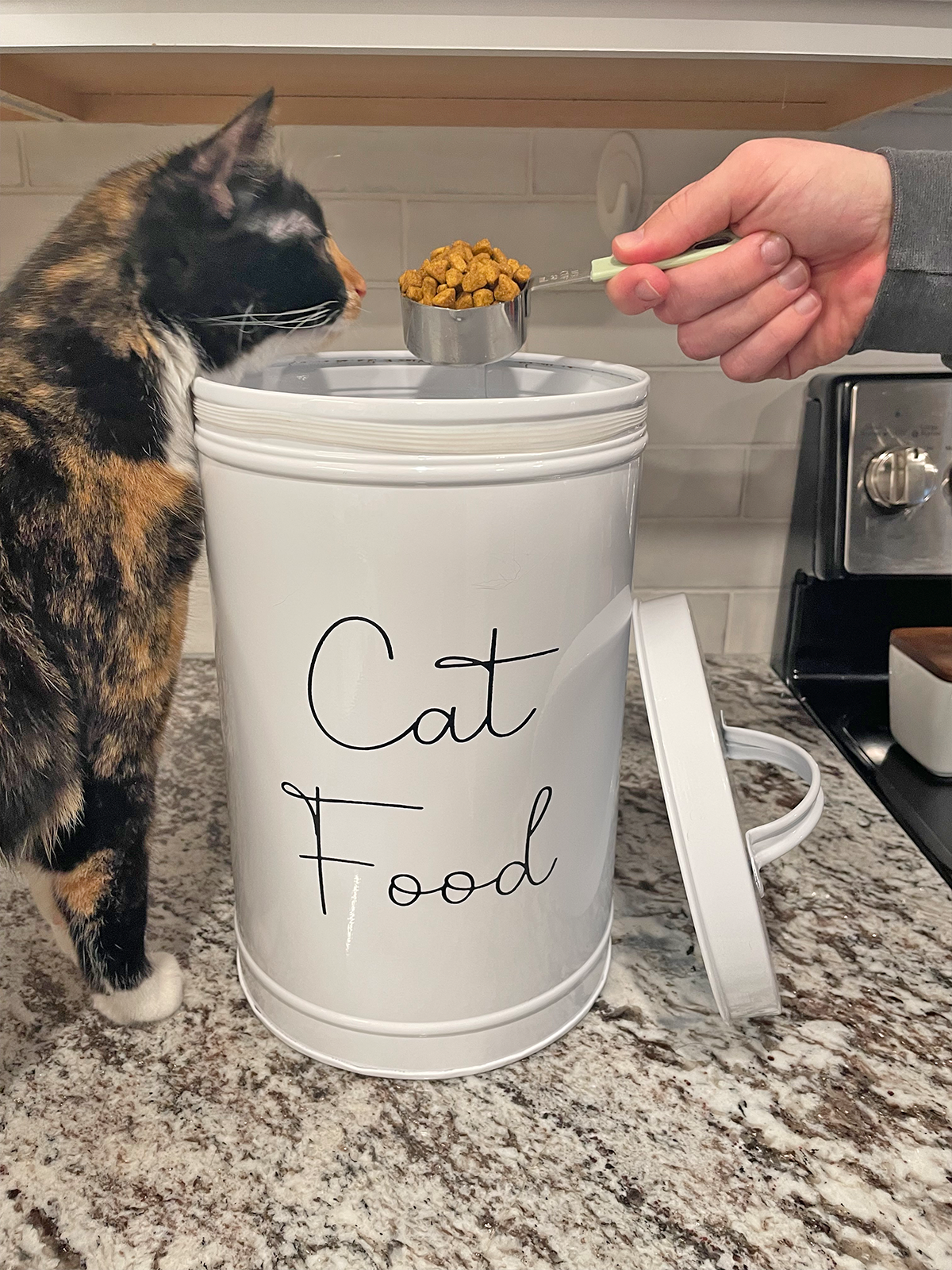 Midlee Metal Cat Food Storage Container