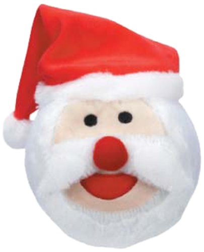 Grriggles Snowball Gang Dog Toys, 5" Santa