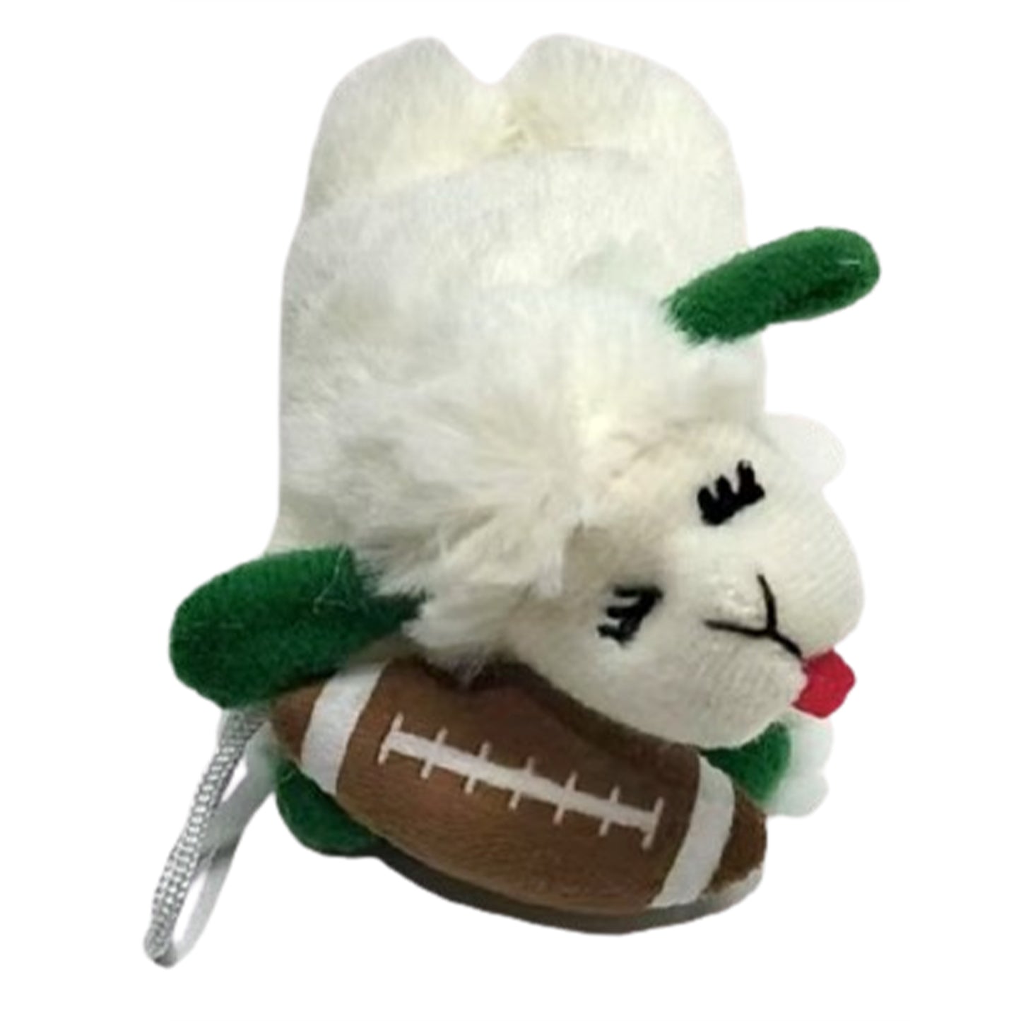 Multipet Tailgate Lamb Chop w/ Football Cat Toy - 4"