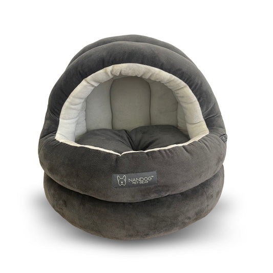 Nandog Pet Gear Cat Hut - Gray