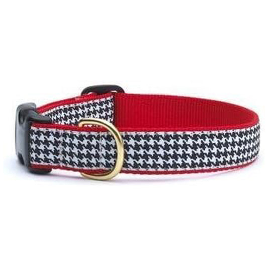 Up Country- Classic Houndstooth Style Dog Collar-Large