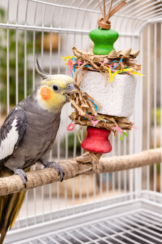 A&E Cages Nibbles Marshmallow Pumice Small Animal Chew-Toy