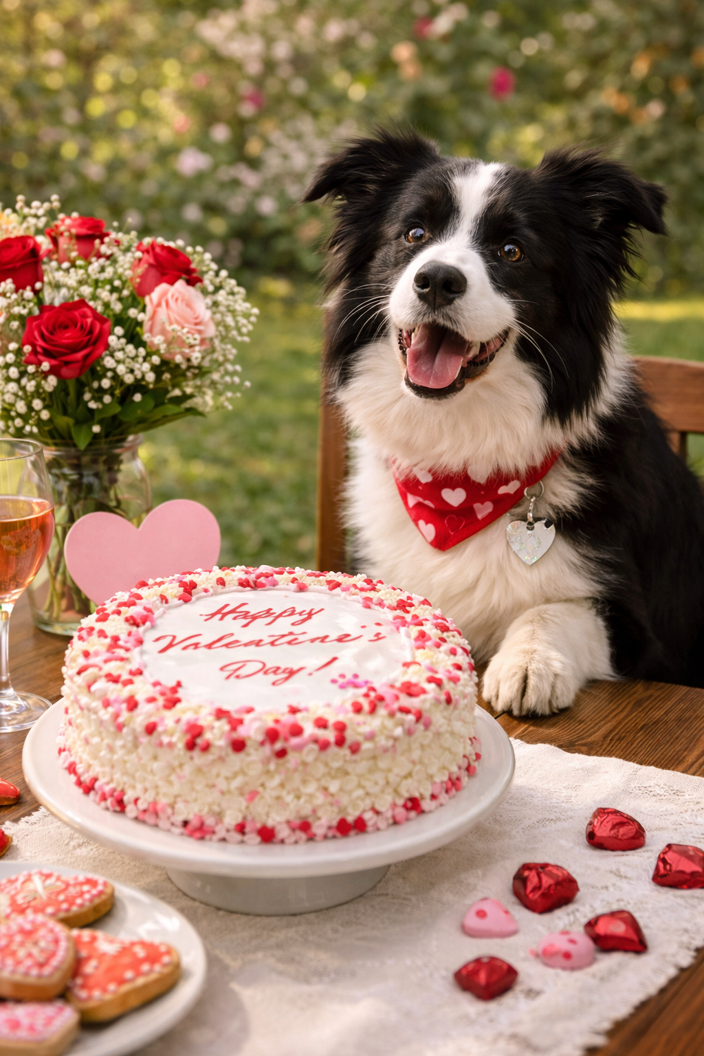 K9 Granola Factory - Happy Valentine's Day Cake Dog Treat