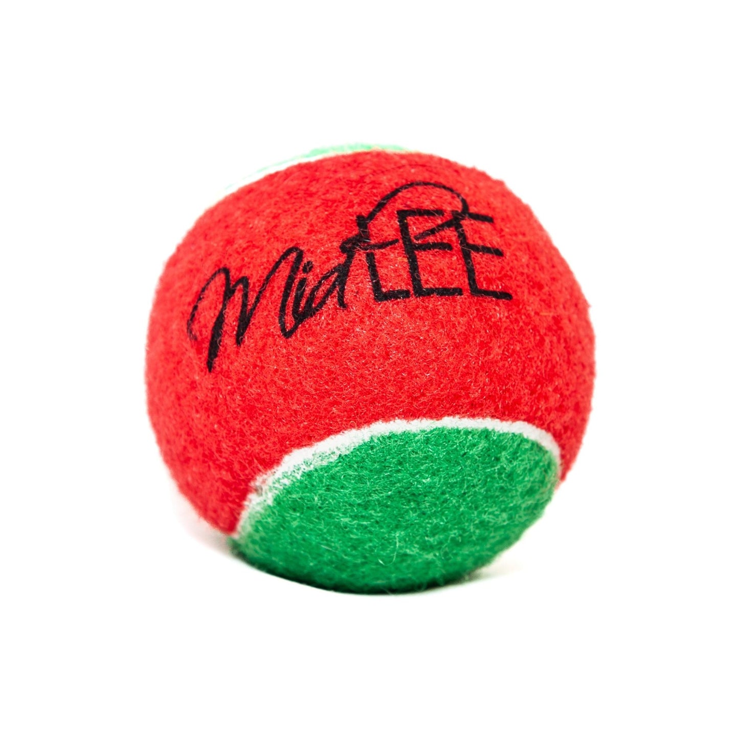 Midlee Candy Cane Christmas Dog Tennis Balls 2.5" with Squeakers