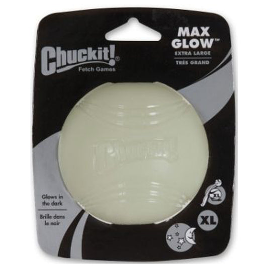 Chuckit Max Glow Ball - X-Large Ball - 3.5" Diameter