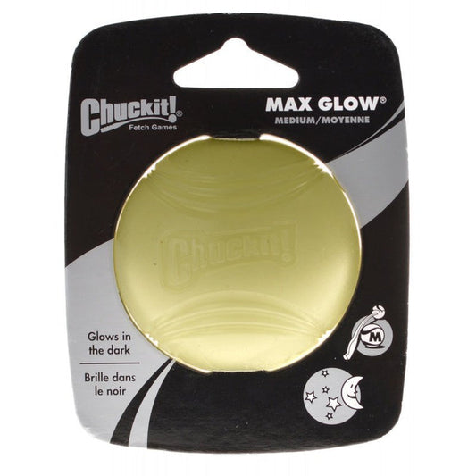 Chuckit Max Glow Ball Medium - 2.25" Diameter