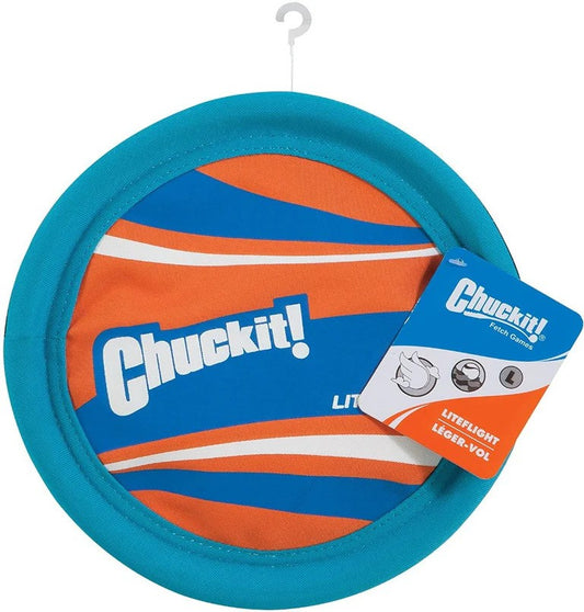 Chuckit Original Lite Flight Dog Disc Dog Fetch Toy (Assorted Colors)