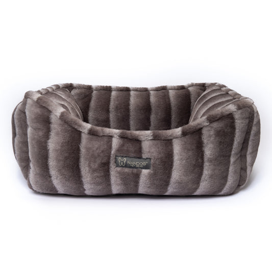 NANDOG Cloud Collection Cat and Dog Bed for Small to Medium Breeds - Gray Chichilla