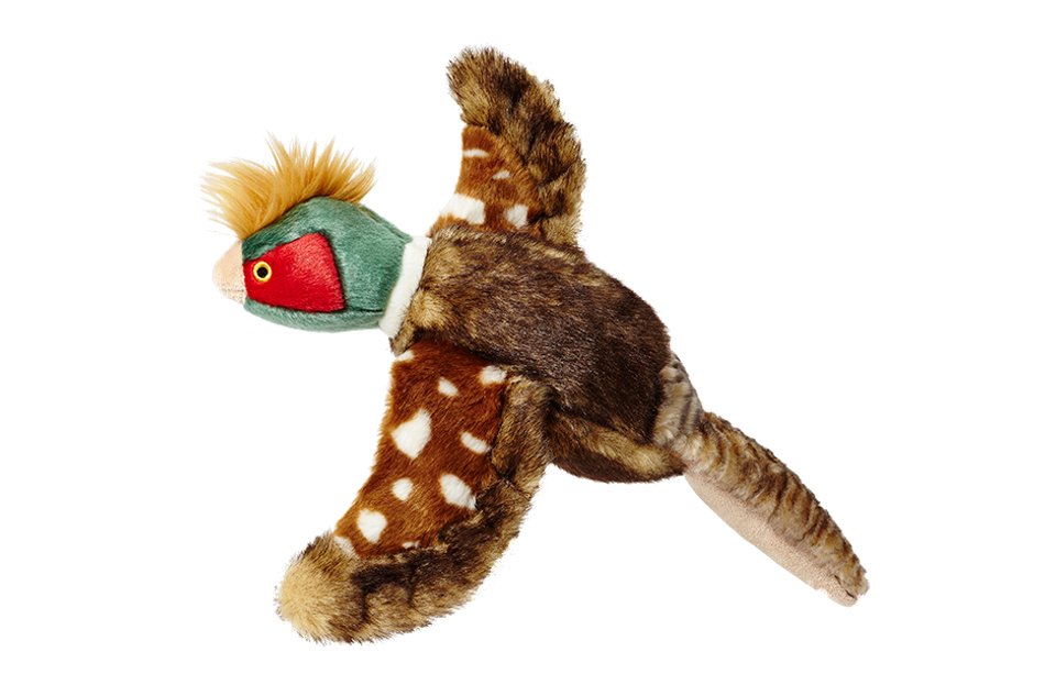 Fluff & Tuff Ike the Pheasant Dog Toy - 12"