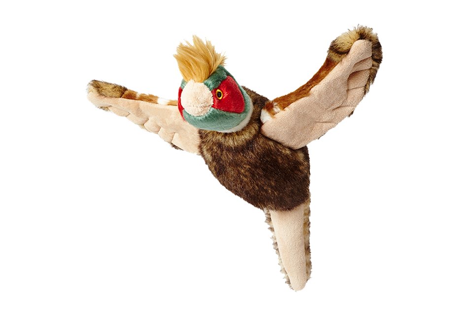 Fluff & Tuff Ike the Pheasant Dog Toy - 12"