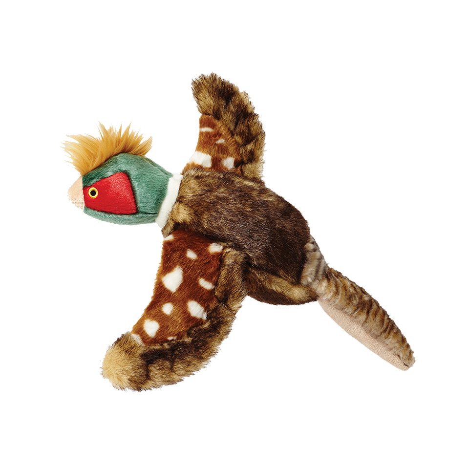 Fluff & Tuff Ike the Pheasant Dog Toy - 12"