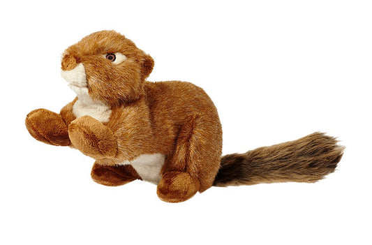 Fluff & Tuff Squeakerless Red Squirrel Dog Toy - 12"