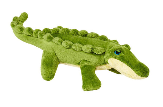 Fluff & Tuff Savannah Baby Gator Dog Toy