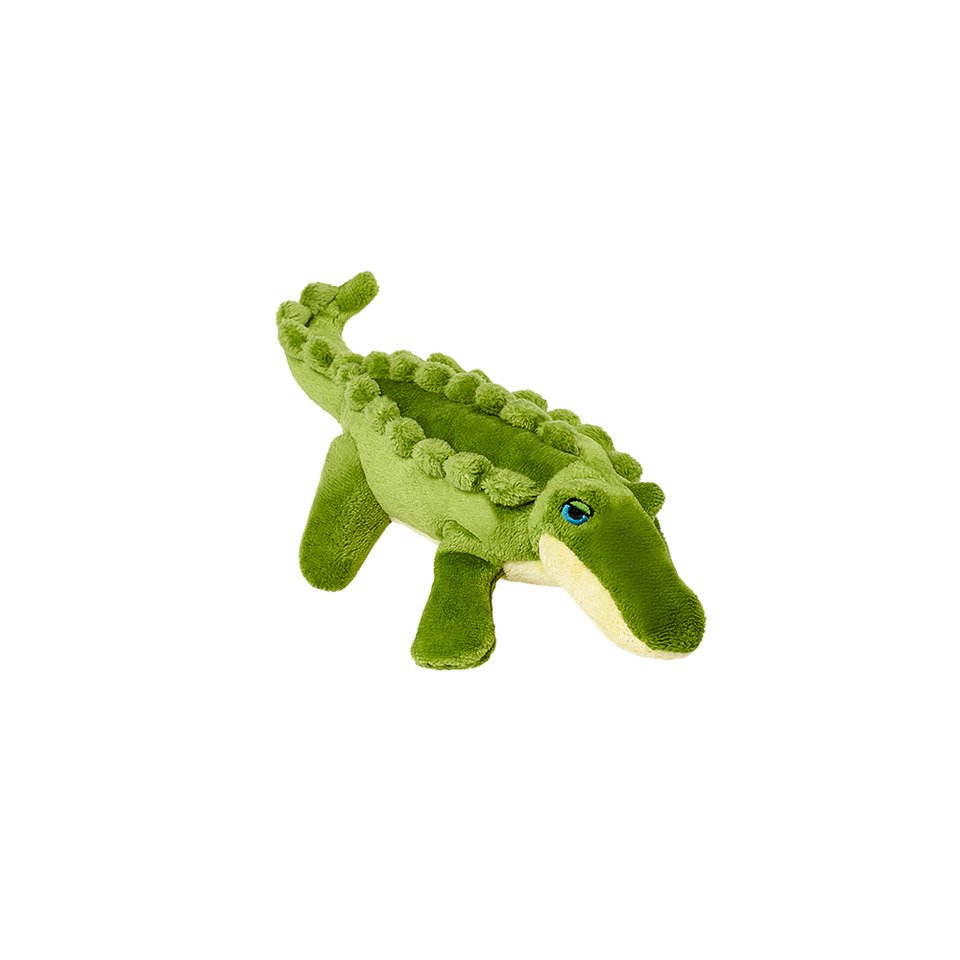 Fluff & Tuff Savannah Baby Gator Dog Toy