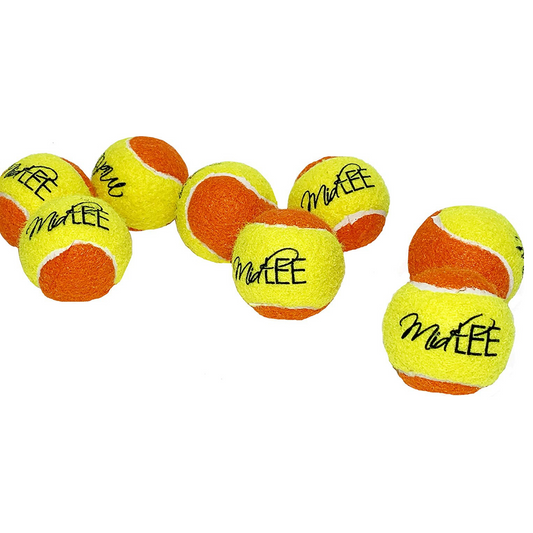 Midlee 2" Yellow/Orange Small Dog Tennis Balls (12-Pack)