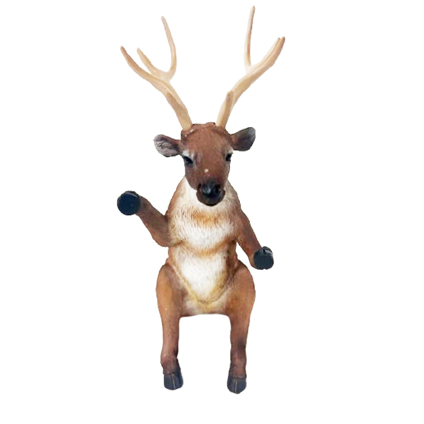 Midlee Christmas Reindeer Winter Stairway Decoration- Set of 3