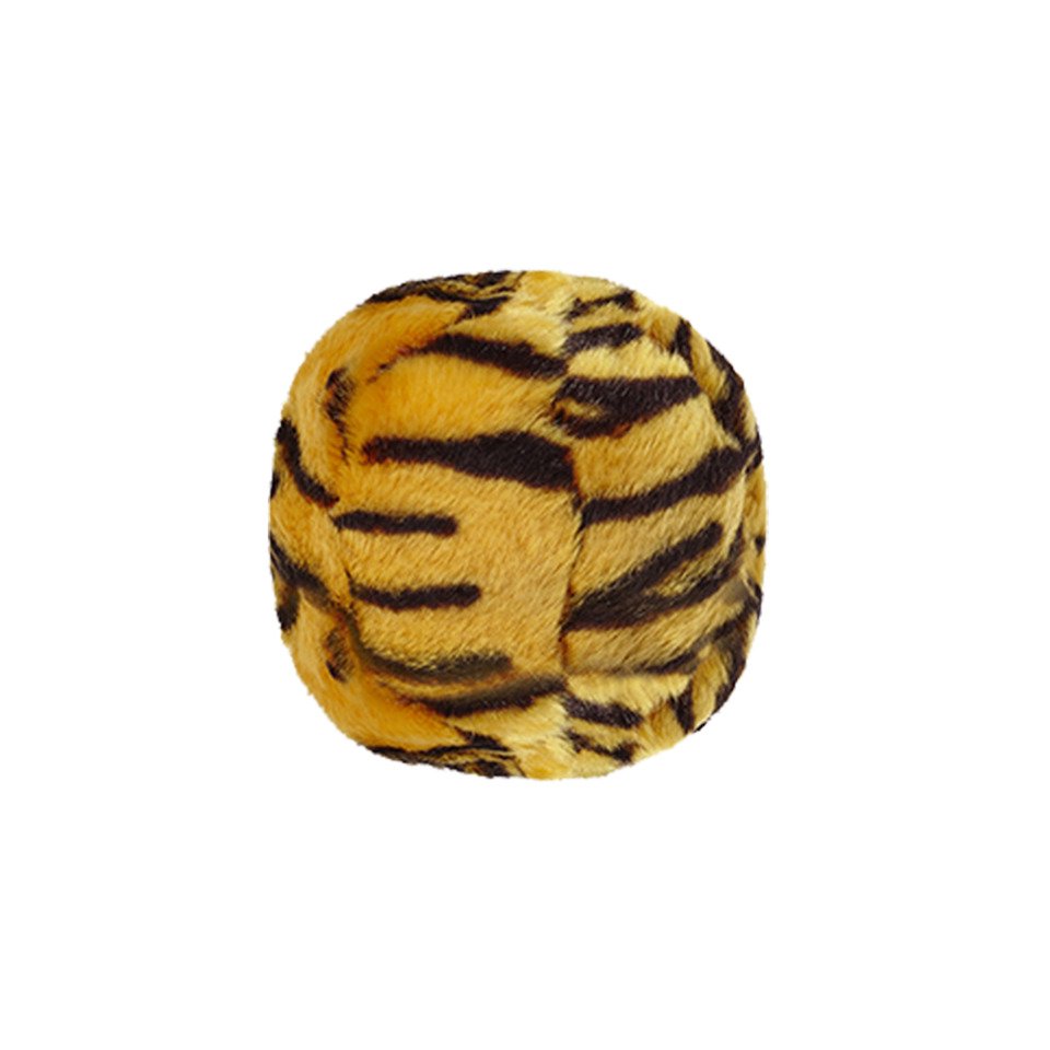 Fluff & Tuff Tiger Ball - Medium (5.5-Inch)