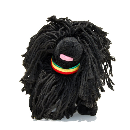 fabdog Puli Rasta Dog Squeaky Toy