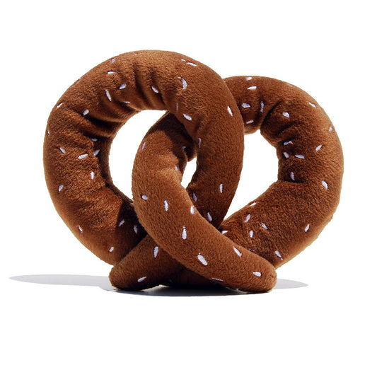 fabdog Pretzel Squeaky Dog Toy