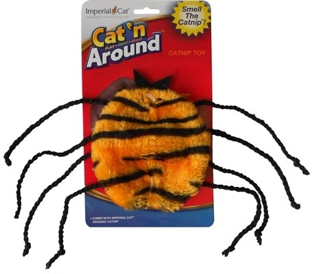 Imperial Cat Cat 'n Around Toys (on Hang Card) Spider Catnip Toy