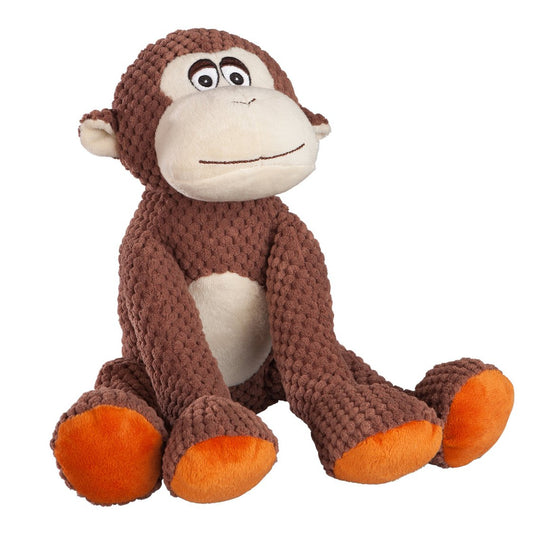 fabdog Floppy Monkey Squeaky Dog Toy (Small)