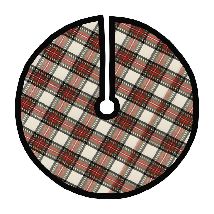 Primitives by Kathy Tree Skirt Lg - Red Plaid