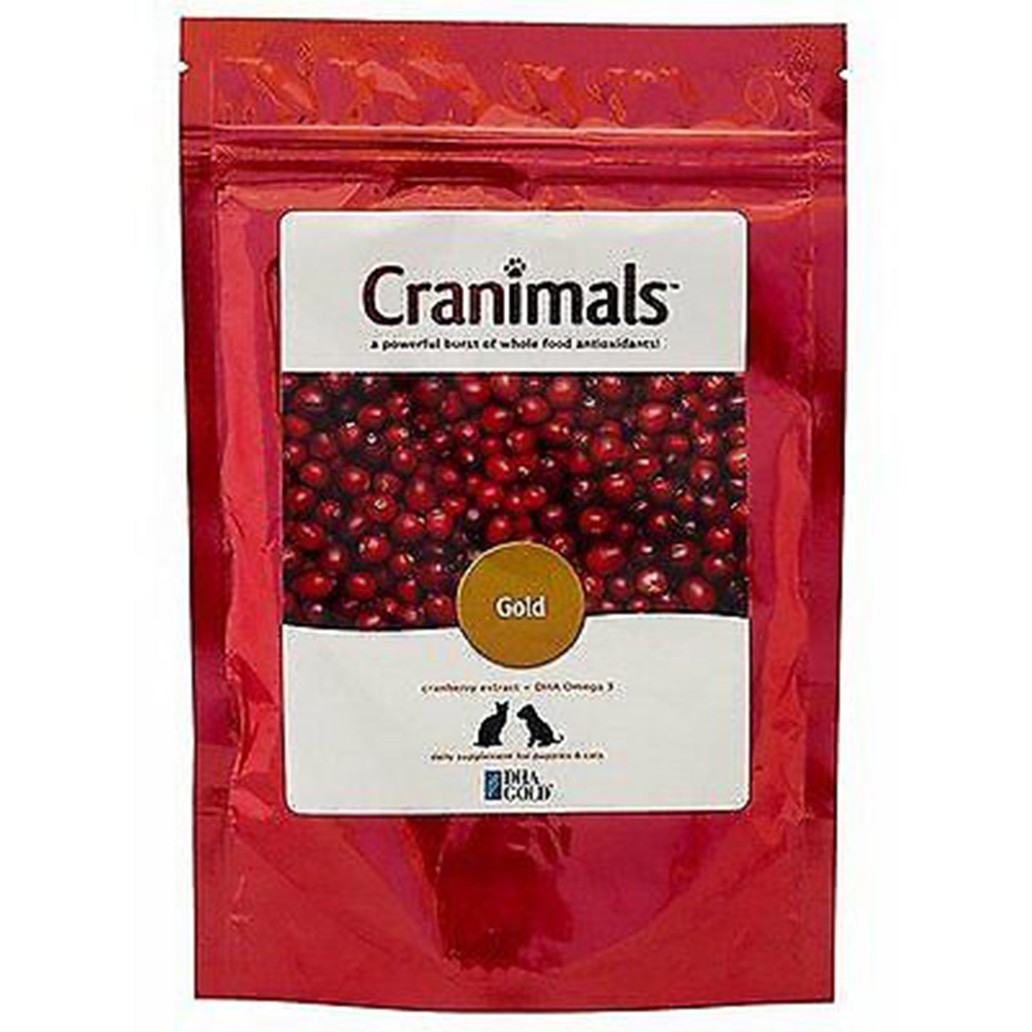 Cranimals Gold Cranberry Powder for Cats and Dogs - 4.2 Oz Bag