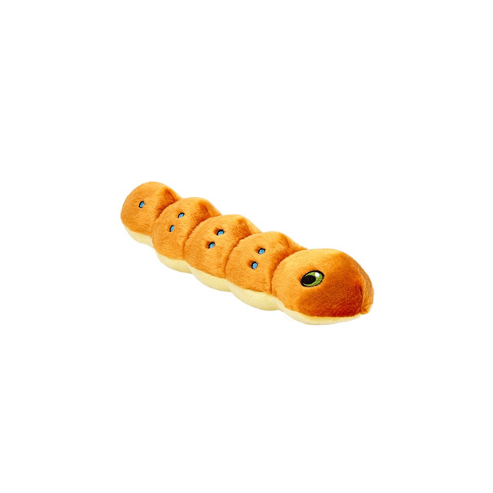 Fluff & Tuff Tiny Spicy Caterpillar Dog Toy