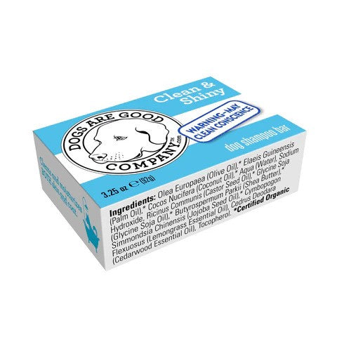 Dogs Are Good Company - Clean & Shiny Shampoo Bar (3.25 Oz)