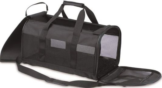 Petmate Soft Sided Kennel Cab Pet Carrier - Black(Medium)