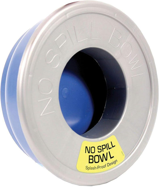 Petmate No-Spill Travel Bowl - Blue