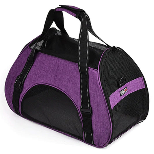 DOGLINE Pet Carrier Bag - Purple (Medium)