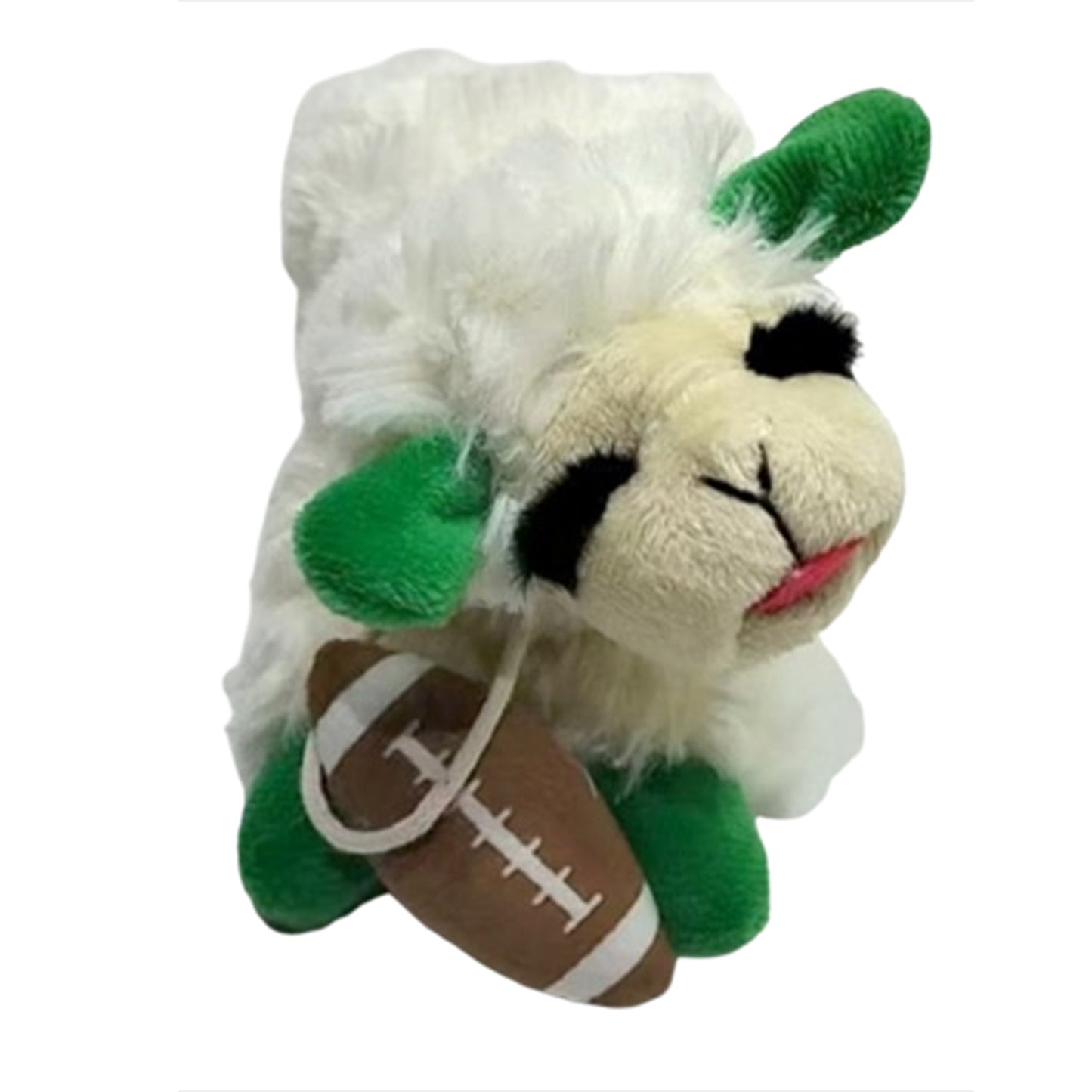 Multipet Tailgate Lamb Chop w/ Football Dog Toy - 6.5"
