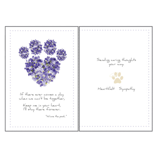 Dog Speak Sympathy Card - If there ever comes a day...