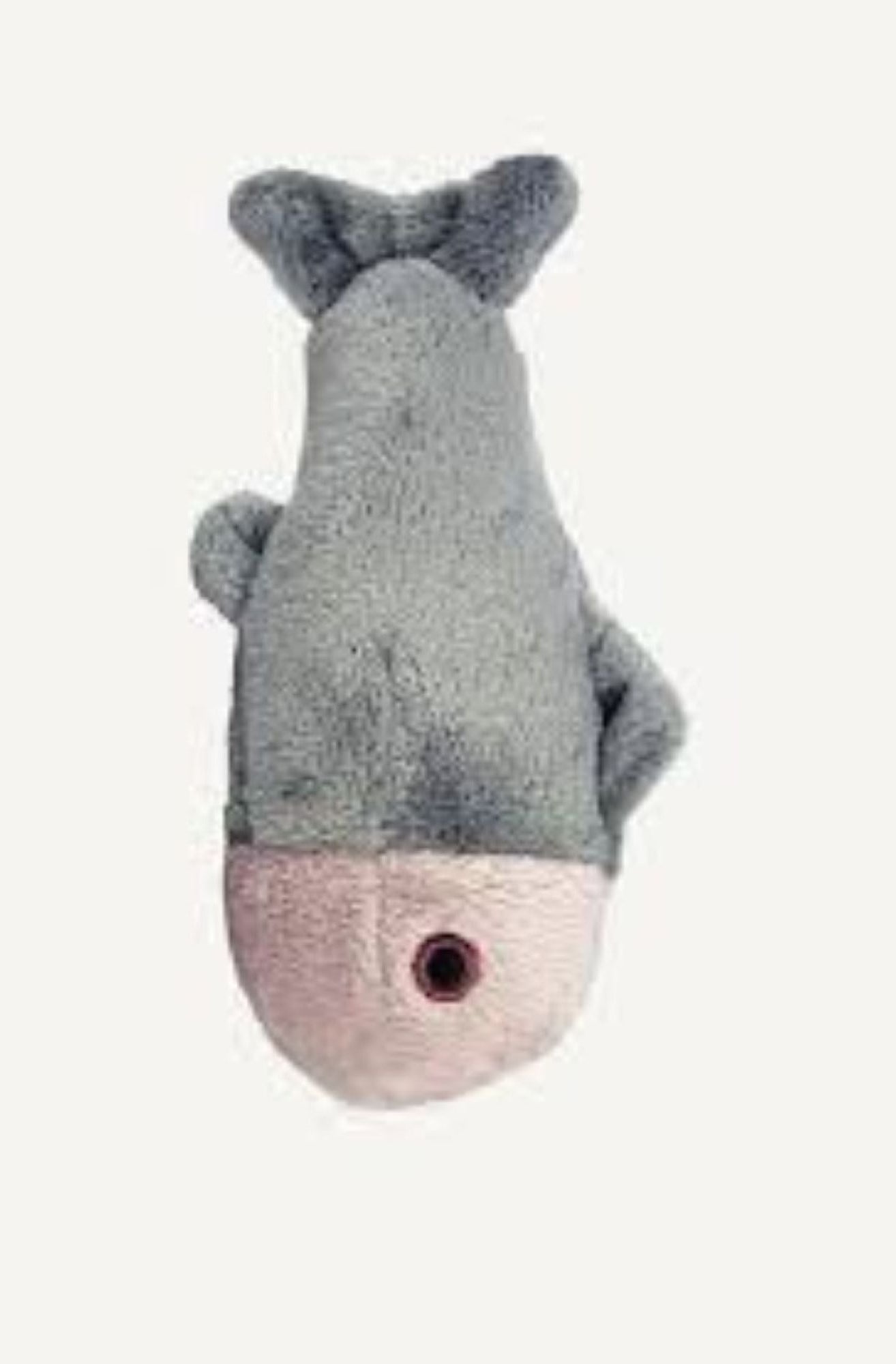 Fluff & Tuff Guppy Fish Squeaker-Less Plush Dog Toy